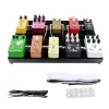 Câbles Electric Guitar Effet pédale planche 3 types de guitare effets pédales Board avec sac de rangement pour la guitare pédale accessoires de guitare