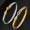 Missvikki Design original bracelet empilable pour femmes Bridal Wedding Cubic Zircon Open Bangle Dubai Bracelet Party Bijoux 240408