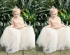 2016 Güzel Bebek Bebek Tül Etek Beyaz Prenses Tutu Balo Elbise Çiçek Kız Partisi Elbiseler Etek Düğün Ucuz Çocuklar0397269973