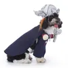 Vêtements de chien animal de compagnie de vêtements drôles costumes tenues respirantes douces pour le Noël d'Halloween réglable facile à porter des chiens