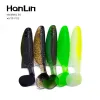 Hanlin 10 / 20pcs BAITS Softs Worm Silicone Fishing Lures 6 cm / 2,5 g Double Color Wobblers Artificiel Swimbait Carp Bass Tackle