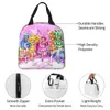 Smile Precure Anime Isolierte Lunchbeutel Thermaltasche Glitzer Kraft Yayoi Miyuki Nao Reika Akane Große Lunchbox -Tasche Food Bag