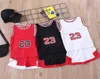 Boys Girls Sports Basketball Clothes Suit Summer Baby Children039s Fashion Leisure Letters Sleeveless Baby Vest Tshirt 2pcs 1309882