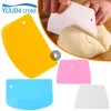 Plastic Dough Weight Cutter Cookie Fondant Bread Pizza Tools Spatula For Cake Butter Scraper Pastry And Bakery Kitchen Utensils