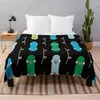 Blankets Skateboard Pattern Fuzzy Rug Fur Throw Blanket