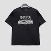 Printemps et d'été Nouveaux vêtements pour la mode à succès pour hommes Modèles de mode imprimées à manches courtes à manches décontractées T-shirt en vrac Pure Cotton Street Hip Hop Tendance Clothes G21