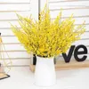 Decoratieve bloemen 35 cm kunstmatige bloemen Rime Grass Bouquet Christmas Diy Simulation Arrangement Home Decoratie Indoor koffie Silk Wedding