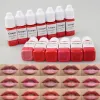 10 ml Guapa Liquid Tattoo Ink Permanent Microblader Lip Blush Paint Inks Pigment Semi Makeup Läppar Tint Tattoo Supplies