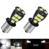 1x 1156 1157 LED LED CAVA BRANCO Turn Signal estacionamento 18SMD Sinal de giro automático Lâmpada de tronco Dome Freio leve Bulbo de placa de peças de peças