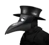 NOWOŚĆ Plaga Doktor Maski Dziur Doktor Mask Długie nos Cosplay Fancy Mask Gothic Retro Rock Skóra Halloweenowa maska ​​9202081