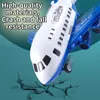 Childrens Toy Airplane Boy Car Stor överdimensionerad droppbeständig pussel Multifunktionell deformation Simulerad Airliner Model 240328