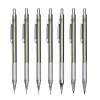 Metall Mechanical Bleistift 0,3/0,5/0,7/0,9/1,3/2,0 mm Hb -Leitungen Austauschbares Nachfüllungen Kunst schreiben Zeichnungshome School Vorräte