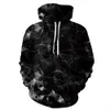 Designer Men's Hoodies Sweatshirts Hot Digital Printed Mens Hoodie 3d Nake Eye Series Loose Hooded Jacket med långa ärmar