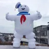 Halloween Ghostbusters Personnage gonflable Marshmallow Man Advertising Decoration Cartoon Without Banner for Celebratio Stay Puft Model with LED