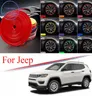 8M MultiColors Carcle Hub Center Trim do Jeep Cherokee Compass Wrangler Edge Ochract