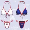 New Bikini Sexy Hanging Neck Triangle Bag Swimwear For Women