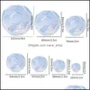 Molds Hexagonal Cut Surface Sphere Resin Mold Soft Sile Flexible Round Ball Faceted Gem Mod Diy Jewelry Crafts Drop Delivery Tools Eq Dhgvd