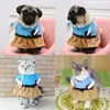 Cost costumes drôle de chien costume animal samurai halloween fête vestime mignon événements spéciaux po accessoires