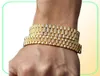 Autres bracelets Venregem Hip Hop Rock 925 argent sterling 1216 mm créé Moisanite Gemstone Luxury Men Chain Fine Jewelry Wholes7821186