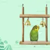 Andere vogels levert 8 pc's papegaai speelgoed houtvogels staande kauwrek speelgoed speelgoed kraal ball hart sterren vorm accessoires