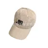 Ball Caps Designer B Home Washed and Perforated Baseball Hat, Versatile for Men Women in Spring Summer, Duck Tongue Letter Embroidered Sun Visor Hat N5XS