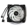 Raffreddamento PCCooler Halo RGB 12cm 12V 4pin RGB PWM Velutta tranquillo da 120 mm Case di raffreddamento Ventile di raffreddamento CPU Cooler Coolido Raffreddamento liquido Sostituisci ventola