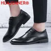 Casual Shoes Fashion Slip On Men Dress Oxfords Business Classic Leather Men's Suits Shoe Chaussure Homme