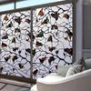 Raamstickers meubels film privacy no-glue 3d statisch klimop blad gekleurde tekening decoratie glazen deur 40/45/50/60/70/80 100 cm