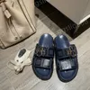 Fashion Summer Slippers de praia masculino designers femininos sexy sapatos azuis brancos e pretos tamanho 35-45