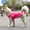 犬のアパレルベストソフトアーチヘムペットの袖のないプルオーバー屋外の服