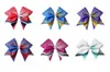 Girls 'Glitter Gradient Bow, Cheerleader Hairbow, maßgeschneiderte Print -Logo -Buchstaben, 10pcs