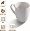 Mugs 16 Oz Large Coffee Mug With Handle Tea Cup Novelty Idea Gift For Men Women Office Work White