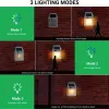 Nieuwe zonne -wolfraam Filamentlamp Outdoor Waterdichte Intelligent inductie Wall Lamp Courtyard Garden Villa Lighting Night Light