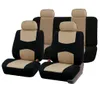 Car Seat Covers Full Set In Beige Black Front Rear Split Bench Protection Universal Truck Van SUV A4 B8 Cushions Auto Accessories9294781