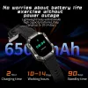 Contrôle des hommes extérieurs militaires Smart montre pour Android iOS Smartwatch 2023 Compass Altitude GPS Track AI Voice 100 + Modes sportifs 650mAh