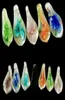 10pcslot Multicolor murano Lampwork Glass Pendants For DIY Craft Jewelry Gift Necklace Pendant 35mm PG12 Shipp4611635