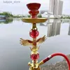 Annan hem trädgårdshöjd 50 cm arabiska vattenpipa shisha med glas botlle bas singe sile slang kol tong för klubb/bar/fest/festival/lounge l46