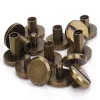 10set Brass with bronze colour Chicago Belt Screw Nail Stud Rivets Head Dia 8mm 10mm H=3/4/5/6/7/8/9/10/11/12/13/14/15/16/18/20