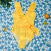 Frauen Badeanzug weiblich ausschneiden Schwimmanzug