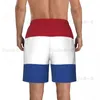 Shorts maschile uomo spiaggia asciugatura rapida bauli di nuoto in bandiera olandese da bagno costume da bagno bagni da bagno