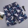 Mäns shorts 2024 Summer Beach Breattable SubliMation Printing Swimewear Casual Man