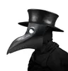 Nouveau Plague Doctor Masks Beak Doctor Mask Long Nose Cosplay Mask Gothic Retro Rock Leather Halloween Beak Mask6560226