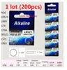 200 % 1 Lot Batterijen AG0 LR521 LR69 379 379A SR521 L521 LR63 155V Alkaline Button Cell Battery Coin Card1077969