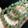 Bracelets de liaison 11 mm Bracelet de quartz rutilé vert naturel pour femmes Fashion Summer Dopamine Charm Bijoux accessoires 1pcs