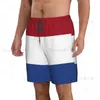 Shorts maschile uomo spiaggia asciugatura rapida bauli di nuoto in bandiera olandese da bagno costume da bagno bagni da bagno