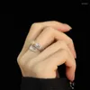Cluster anneaux mode 925 argent ouverte anneau de doigt Opale feuille de plumes vintage empilable pour femmes bijoux girl dons dropship wholesale