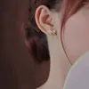 Stud Earrings Girls Trendy Bow Lovely Mini Alloy Women Dangle Earring Pearl Fashion Jewelry Korean Style