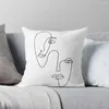Kussen abstracte gezichten gooien banken covers sofa cover luxe