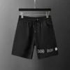 Nieuwe heren shorts zomer zwart wit printing designer bord shorts mode casual sporten los