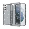 TPU Geschikte transparante glanzende koffer Soft S22+ 5G S22+ telefoonhoes compatibel met iPhone 13 Pro Max Case met cameraklep